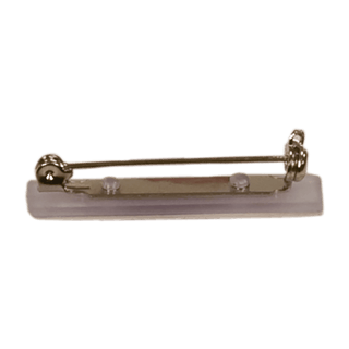 1 1/2" Clear Top Opening Bar Pin with Adhesive
