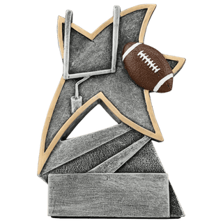5 1/2" Football Jazz Star Resin