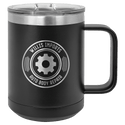 Black Polar Camel 15 oz. Vacuum Insulated Mug with Slider Lid