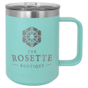 Teal Polar Camel 15 oz. Vacuum Insulated Mug with Slider Lid