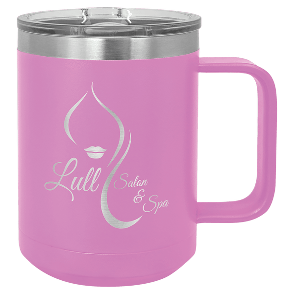 Light Purple Polar Camel 15 oz. Vacuum Insulated Mug with Slider Lid