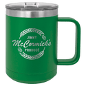 Green Polar Camel 15 oz. Vacuum Insulated Mug with Slider Lid