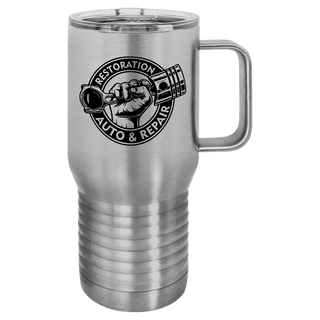 Polar Camel 20 oz. Stainless Steel Vacuum Insulated Travel Mug with Slider Lid