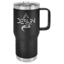 Black Polar Camel 20 oz. Vacuum Insulated Travel Mug with Slider Lid