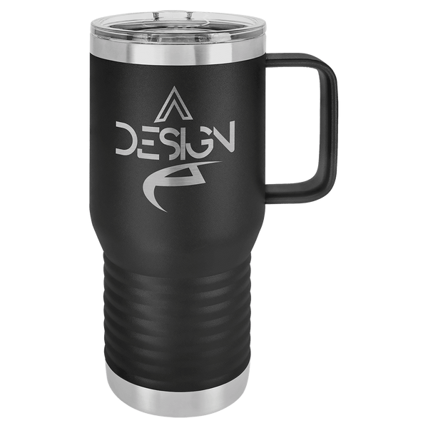 Black Polar Camel 20 oz. Vacuum Insulated Travel Mug with Slider Lid