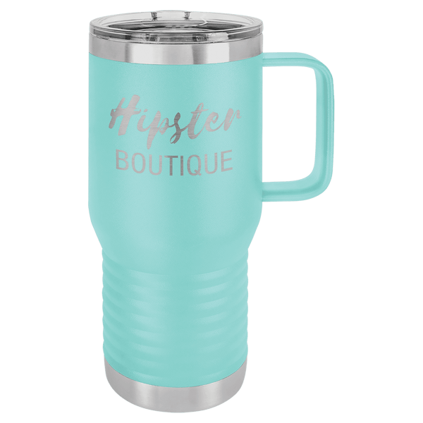 Teal Polar Camel 20 oz. Vacuum Insulated Travel Mug with Slider Lid