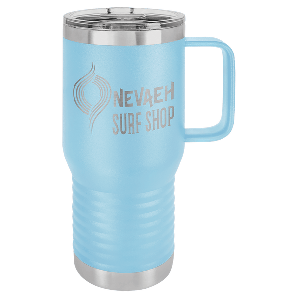 Light Blue Polar Camel 20 oz. Vacuum Insulated Travel Mug with Slider Lid