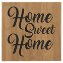 Bamboo 10" x 10" Laserable Leatherette Wall Decor with Sawtooth Hanger