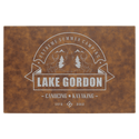 Rustic/Silver 12" x 18" Laserable Leatherette Wall Decor with Sawtooth Hanger