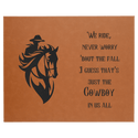 Rawhide 16" x 20" Laserable Leatherette Wall Decor with Sawtooth Hanger
