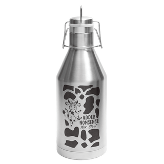 Polar Camel 64 oz. Stainless Steel Vacuum Insulated Growler with Swing-Top Lid
