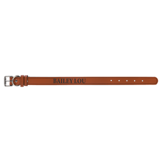Rawhide Small 15" x 3/4" Laserable Leatherette Dog Collar