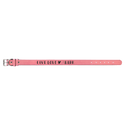 Pink Extra Large 27" x 1 1/4" Laserable Leatherette Dog Collar