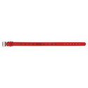 Red Extra Large 27" x 1 1/4" Laserable Leatherette Dog Collar