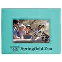 Teal 4" x 6" Laserable Leatherette Photo Frame
