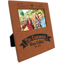 Rawhide 4" x 6" Leatherette Photo Frame with 4 1/4" x 7 7/8" Engraving Area