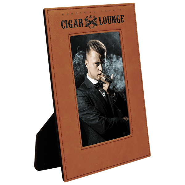 Rawhide 5" x 7" Laserable Leatherette Photo Frame