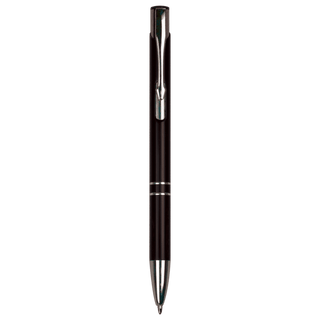 Black with Silver Trim Laserable Pen