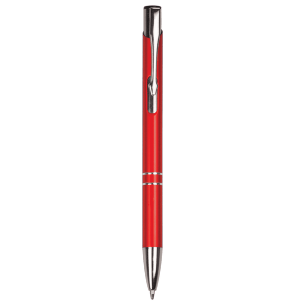 Red with Silver Trim Laserable Pen