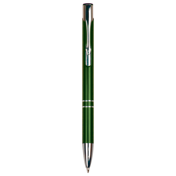 Green with Silver Trim Laserable Pen