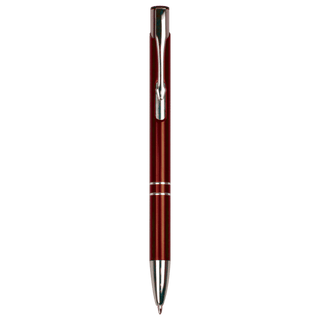 Burgundy with Silver Trim Laserable Pen