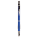 Blue with Silver Trim Laserable Pen with Gripper