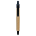 Black Recycled Paper Pen with Trim