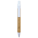 White Recycled Paper Pen with Trim