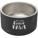 Black Polar Camel 18 oz. Small Pet Bowl