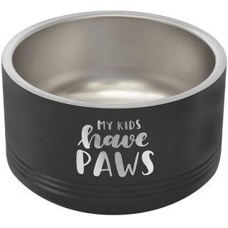 Black Polar Camel 18 oz. Small Pet Bowl