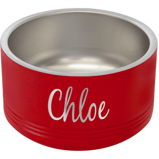Red Polar Camel 18 oz. Small Pet Bowl