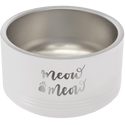 White Polar Camel 18 oz. Small Pet Bowl