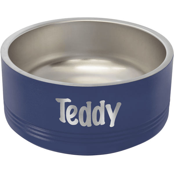 Navy Blue Polar Camel 32 oz. Medium Pet Bowl