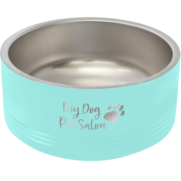 Teal Polar Camel 32 oz. Medium Pet Bowl