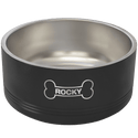 Black Polar Camel 64 oz. Large Pet Bowl