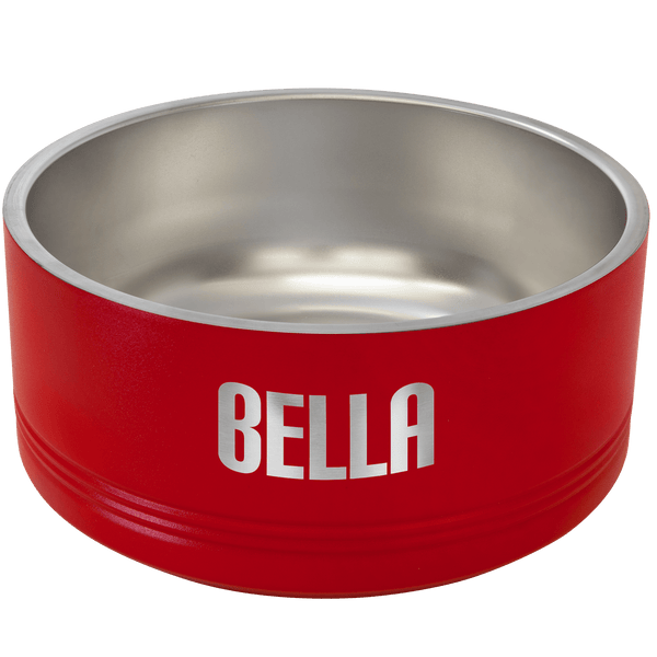 Red Polar Camel 64 oz. Large Pet Bowl