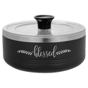 Black Polar Camel 1 1/4 Quart Serving Bowl with Lid