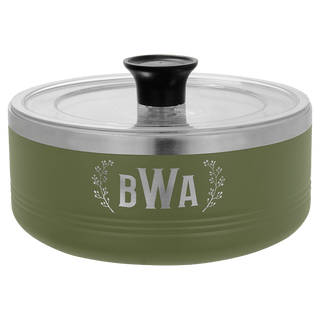 Polar Camel Olive Green 1 1/4 Quart Serving Bowl with Lid