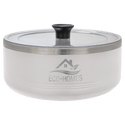 White Polar Camel 3 Quart Serving Bowl with Lid