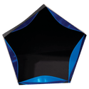 Black/Blue 5"/ Luminary Star Acrylic