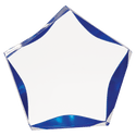 Clear/Blue 5"/ Luminary Star Acrylic