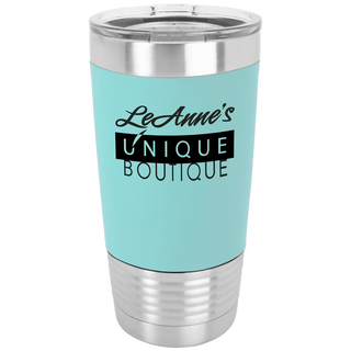 20 oz. Polar Camel Teal/Black Polar with Silicone Grip and Clear Lid