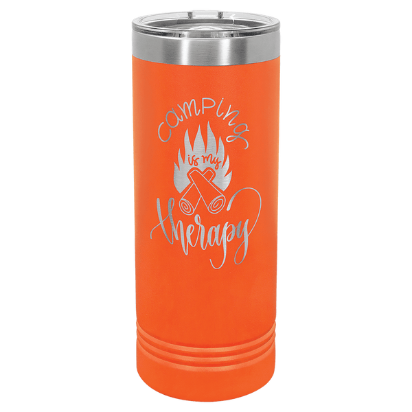 Orange Polar Camel 22 oz. Skinny Tumbler with Slider Lid