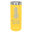 Yellow Polar Camel 22 oz. Skinny Tumbler with Slider Lid