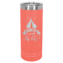 Polar 2 Polar Camel 22 oz. Skinny Tumbler with Slider Lid