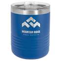 Royal Blue Polar Camel 10 oz. Vacuum Insulated Ringneck Tumbler with Clear Lid