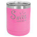 Pink Polar Camel 10 oz. Vacuum Insulated Ringneck Tumbler with Clear Lid