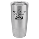 Stainless Steel Polar Camel 20 oz. Ringneck Tumbler with Logo Lid