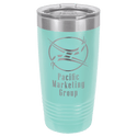Teal Polar Camel 20 oz. Ringneck Tumbler with Logo Lid
