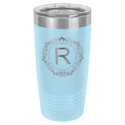 Light Blue Polar Camel 20 oz. Ringneck Tumbler with Logo Lid